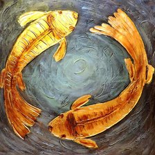Схема вышивки «Золотые рыбки Р. Смородинов»