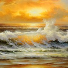 Схема вышивки «Море Р Смородинов»