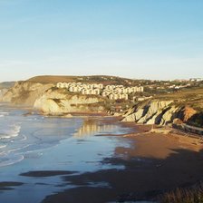 Схема вышивки «Vista general Playa Sopelana-Bizkaia»