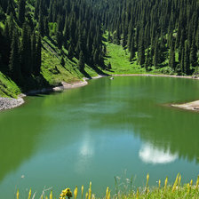 Зеленое озеро