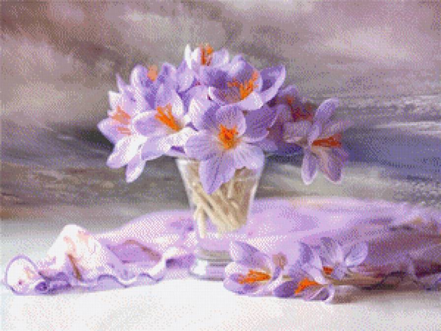 Цветы - красота, картина, живопись, цветы, букет - предпросмотр