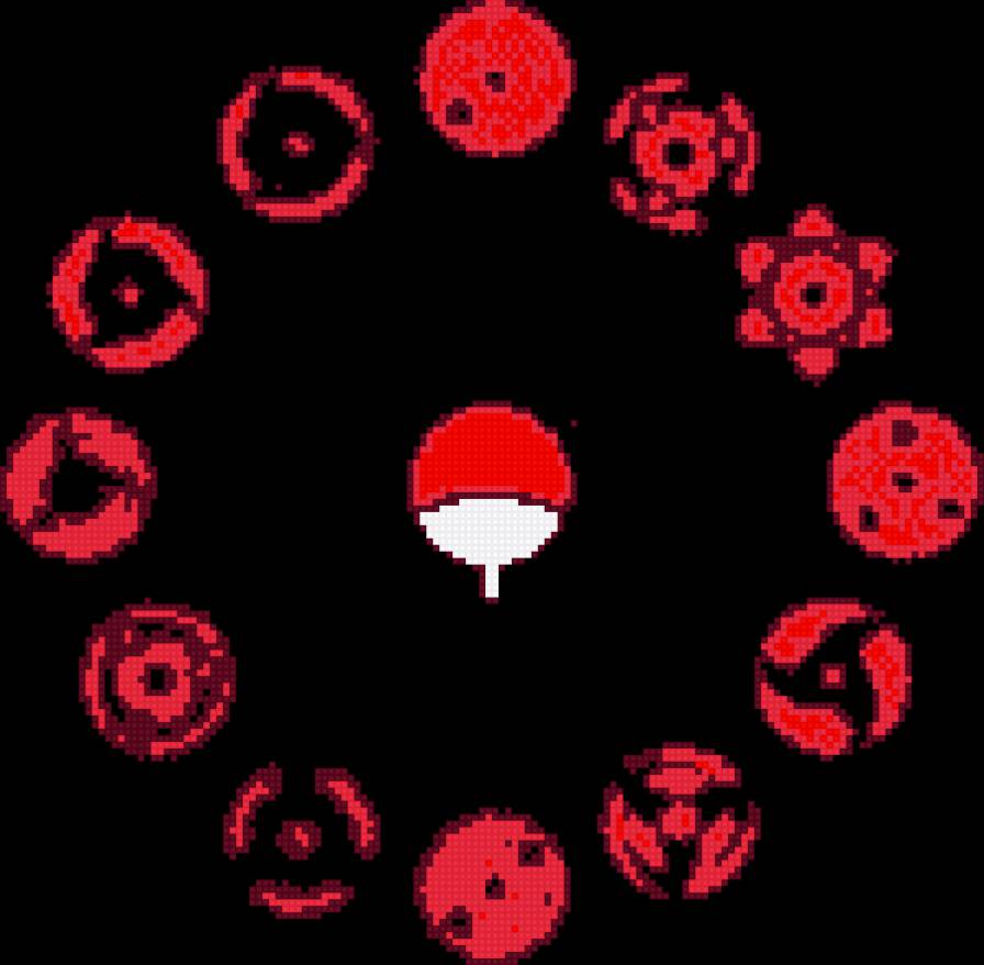 Шаринганы - наруто - предпросмотр