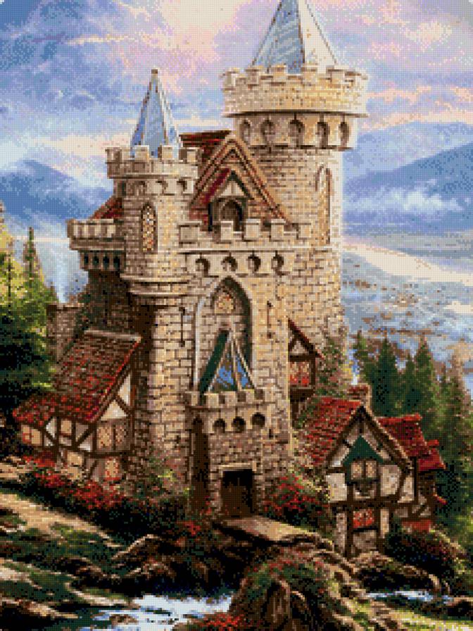 Замок - дом. - предпросмотр