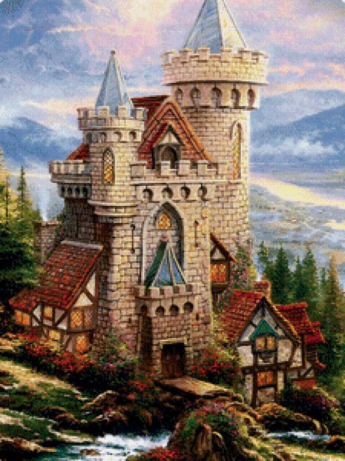 Замок из сказки - предпросмотр