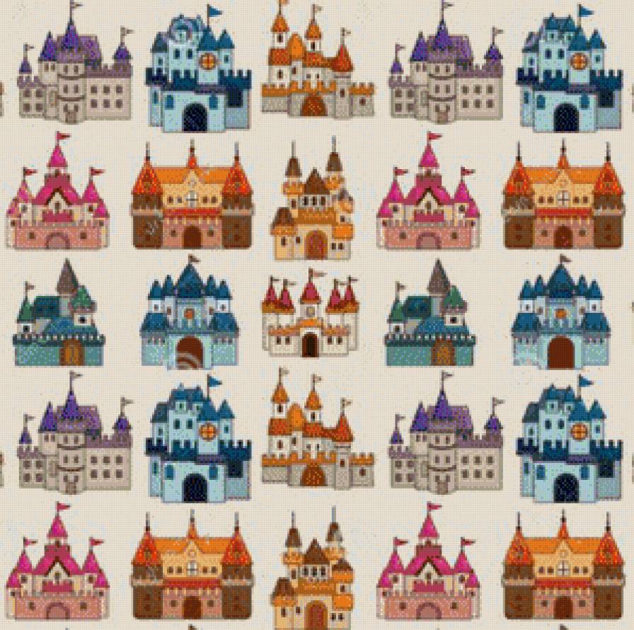 Collage de castillitos medievos - предпросмотр