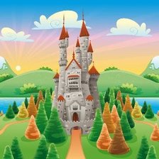 Схема вышивки «Castillo Medievo infantil»