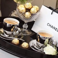 Схема вышивки «chanel»