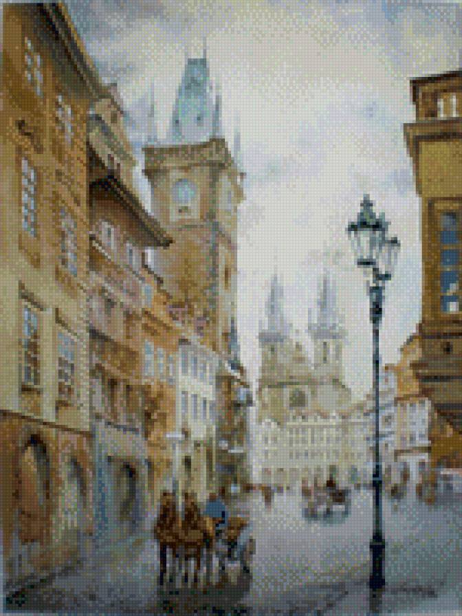 Улочка Праги - прага, улица, европа, город - предпросмотр