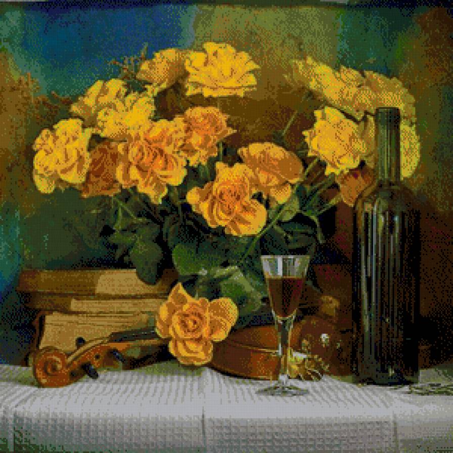 Букет цветов - букет, натюрморт - предпросмотр