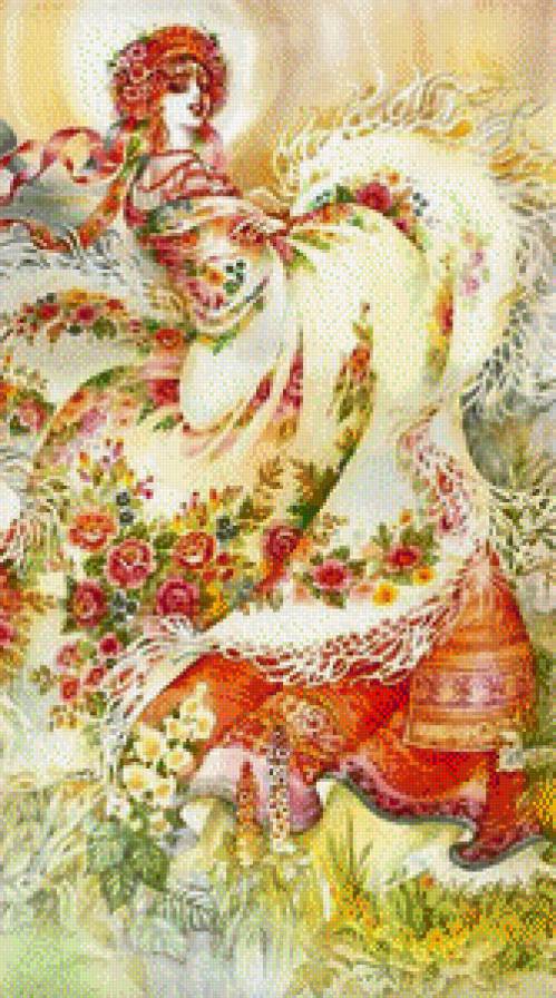 Марья краса - украиночка, народный костюм - предпросмотр