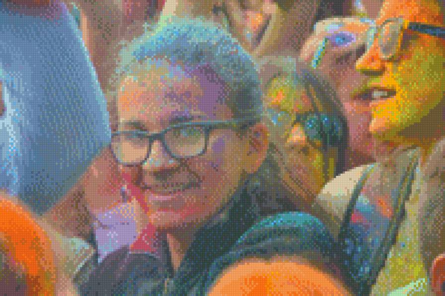 Фестиваль краски Холли - праздник, белгород, россия, холли, краска, я, индия, фестиваль - предпросмотр