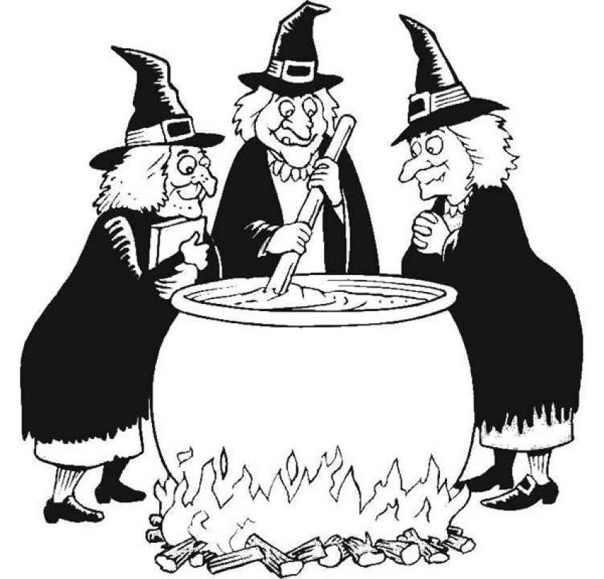 witches making halloween - оригинал