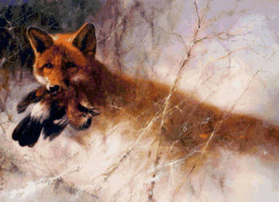 Добыча - лиса, добыча. охота - предпросмотр