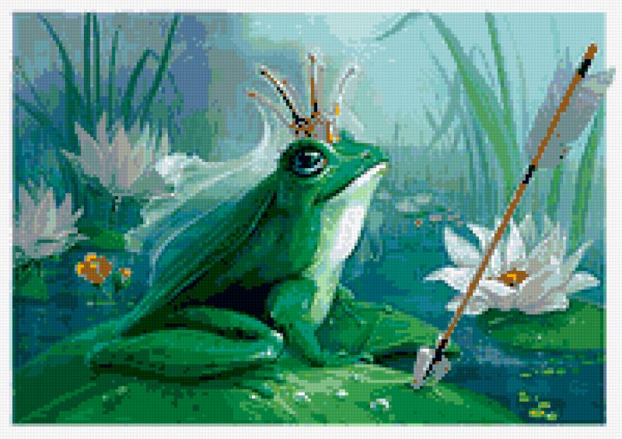 Царевна-лягушка - лягушка - предпросмотр