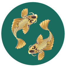 Оригинал схемы вышивки «Рыбки» (№1089180)