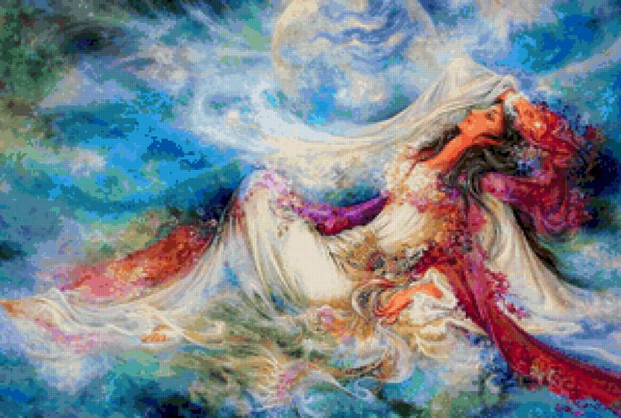 картина - женский образ женщины портрет картины восток - предпросмотр