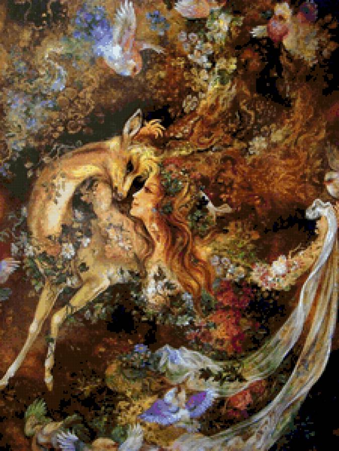 картина - женщина, красота, богиня - предпросмотр