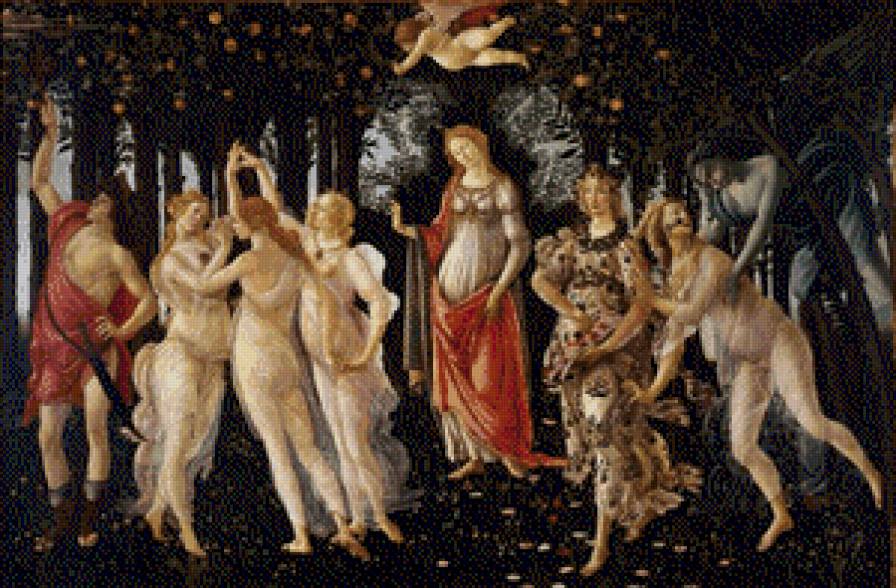 La Primavera de Botticeli - предпросмотр