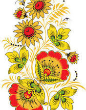 Схема вышивки «орнамент цветы»