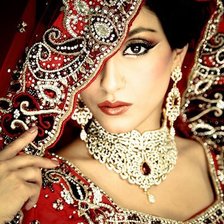 Схема вышивки «девушка»