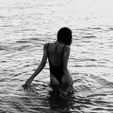 Схема вышивки «swim»