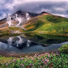 Схема вышивки «Пейзаж Южной Кореии»