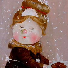 Схема вышивки «пирожковая богиня»