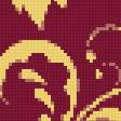 Предпросмотр схемы вышивки «золото на красном» (№1092101)