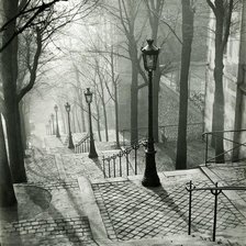 Схема вышивки «Лестницы Монмартра. Париж, 1936 год.»