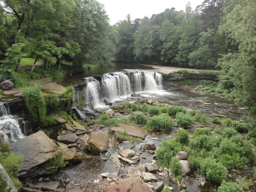 Водопад в Эстонии - пейзаж, водопад - оригинал