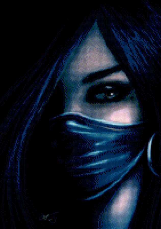 Китана - иллюстрации, красота, восток, девушка - предпросмотр