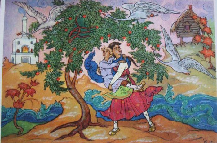 гуси-лебеди - сказки - оригинал