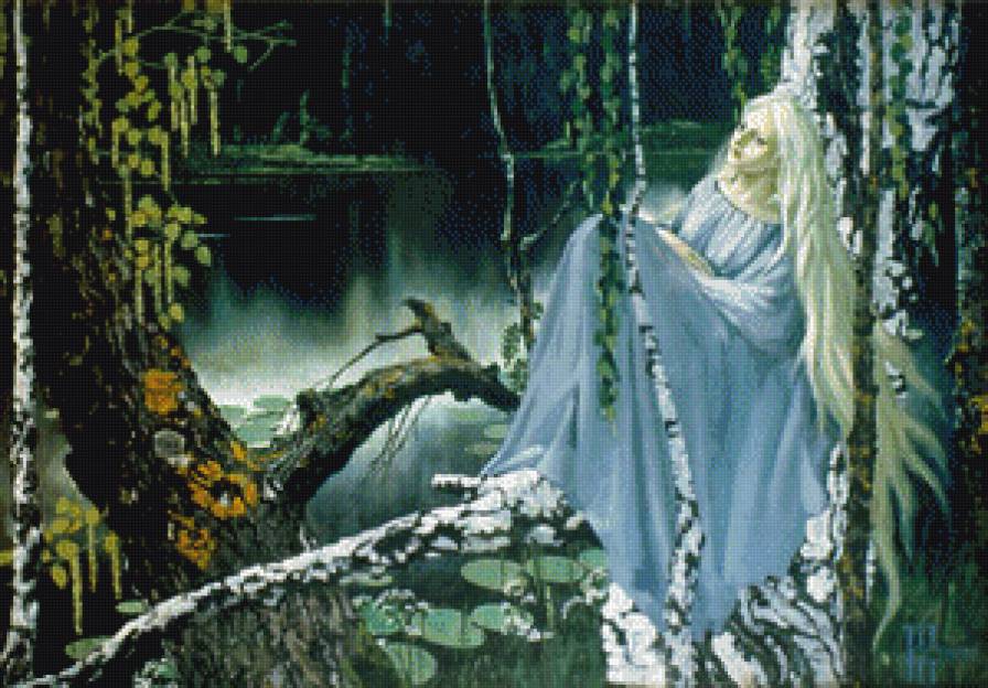 русалка - васильев, девушка, озеро - предпросмотр