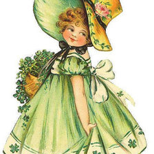 Оригинал схемы вышивки «Ирландская девочка» (№1095446)