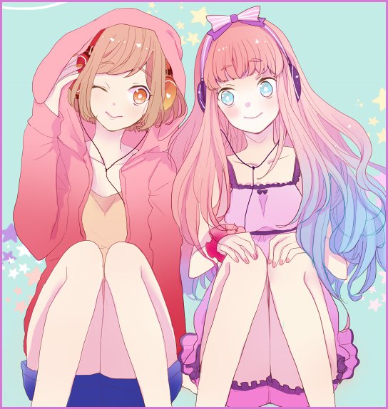 аниме_арт-1 - подружки, аниме - оригинал