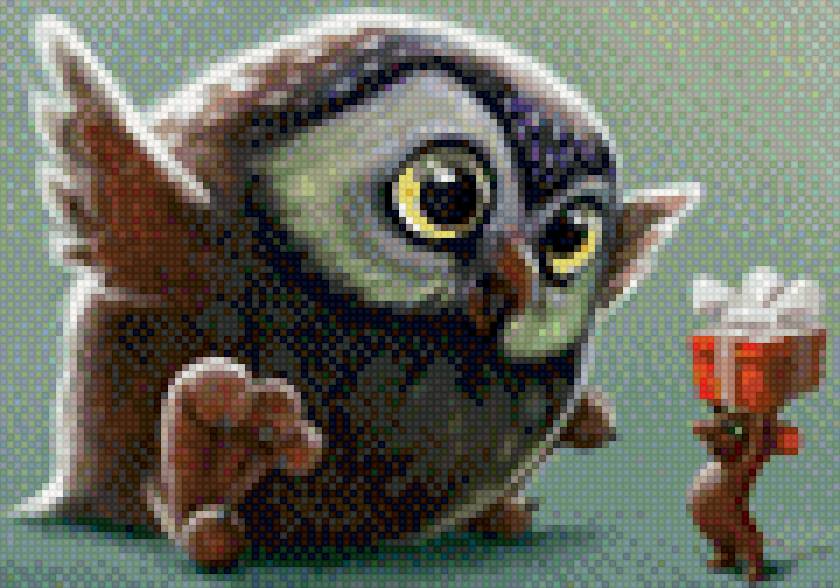 сова - сова и мышка - предпросмотр