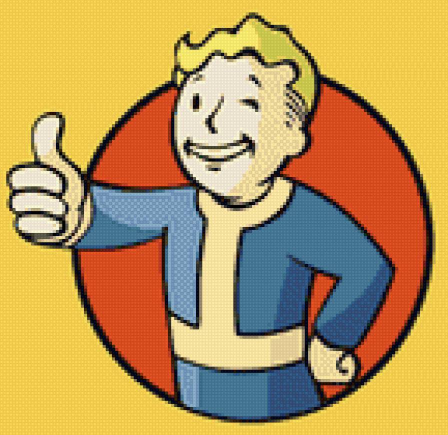 Vault-boy - fallout - предпросмотр