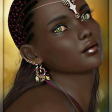 Оригинал схемы вышивки «африканка» (№1096070)