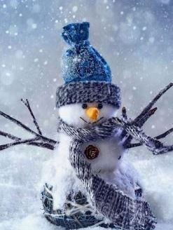 Снеговик - праздник, новый год, снеговик - оригинал