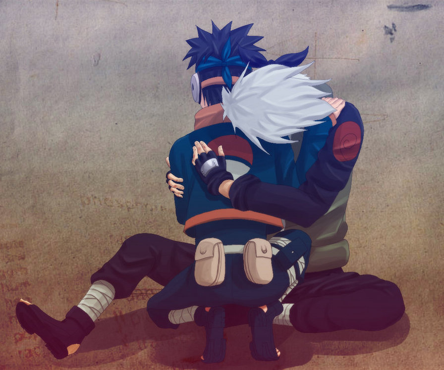 Kakashi and Obito - наруто - оригинал