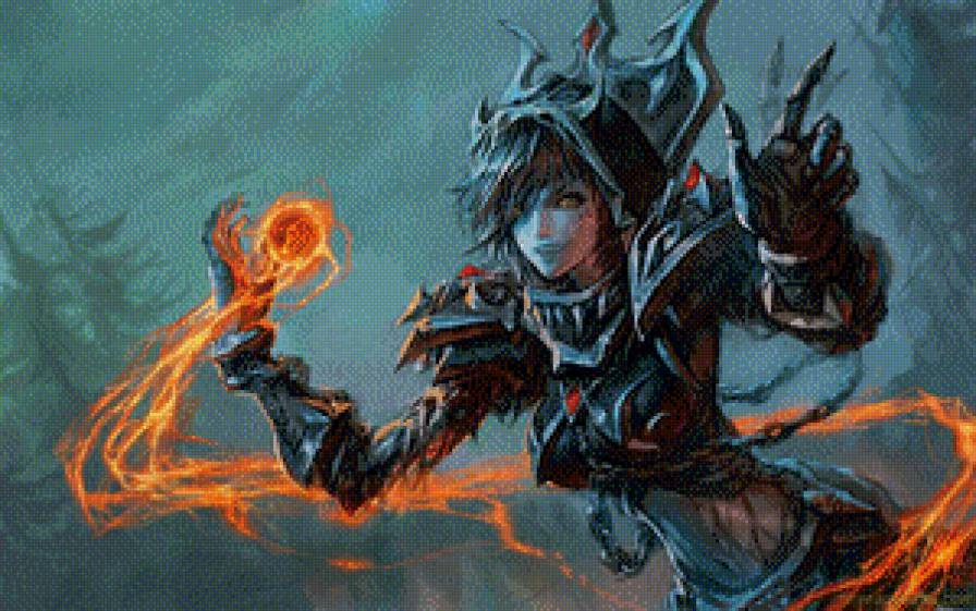 Няша некромант - варкрафт, няша некромант - предпросмотр