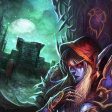 Схема вышивки «Ночной эльф»