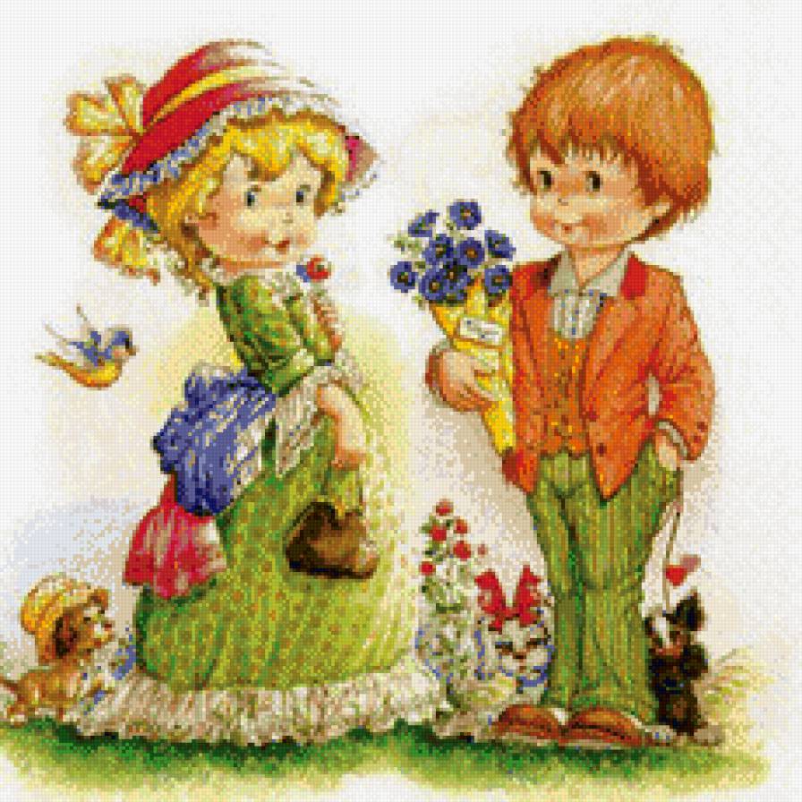 Влюбленная пара - любовь, пара - предпросмотр