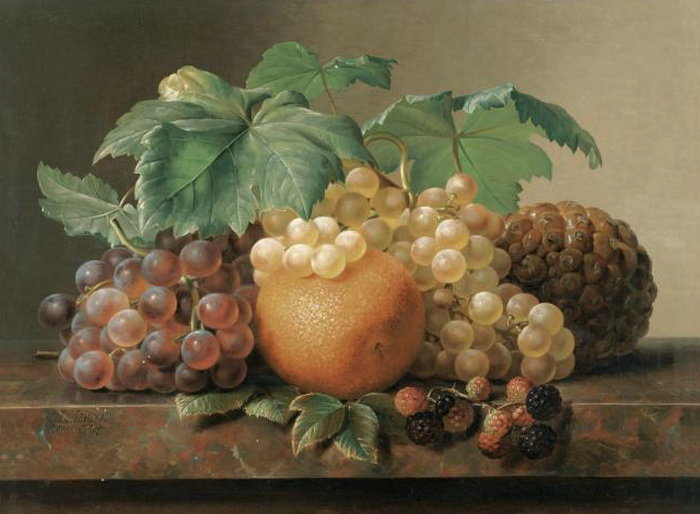 Фруктово-ягодный натюрморт - фрукты, натюрморт - оригинал