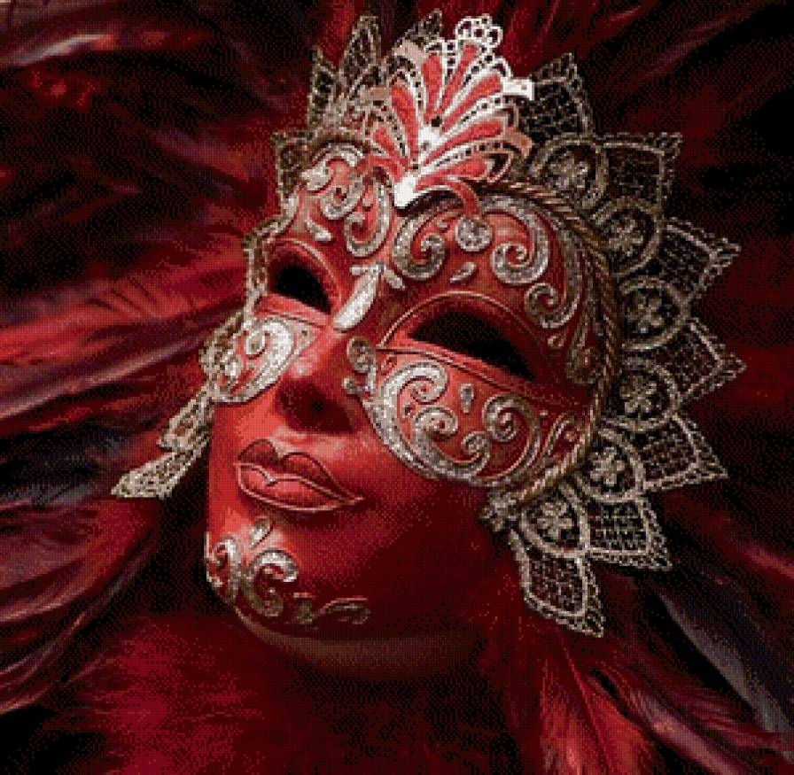 Карнавальная маска. - тайна, карнавал, маска - предпросмотр