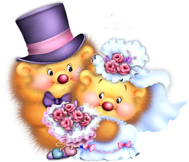 ёжики - свадьба, ежики, еж - оригинал