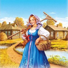 Схема вышивки «Селянка»