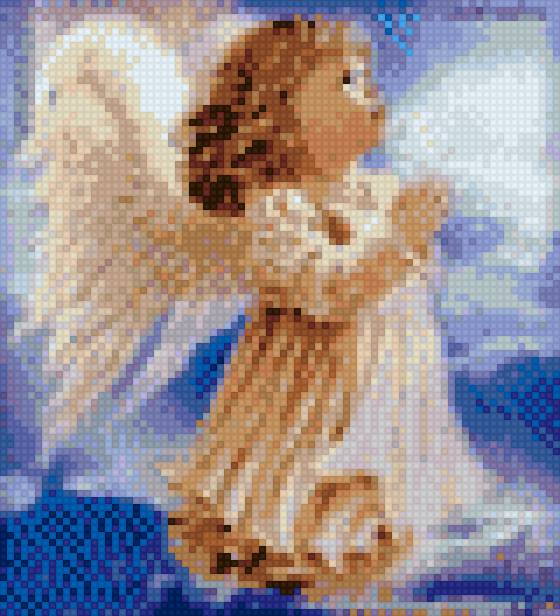 молящийся ангел-девочка - предпросмотр