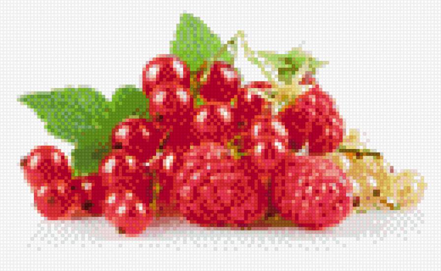 красная смородина и малина - малина., смородина - предпросмотр