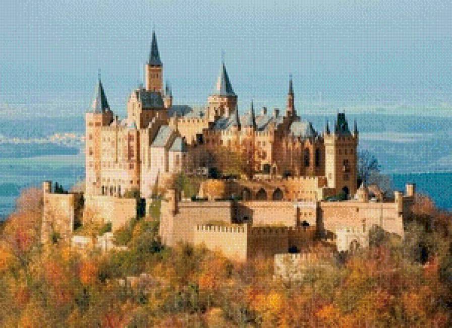 Замок в горах - предпросмотр